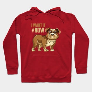 Bull Dog Angry T-shirt Hoodie